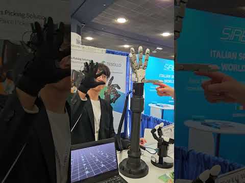 Tesollo Robotics from South Korea at #Automateshow2025 #robotics #teleoperation