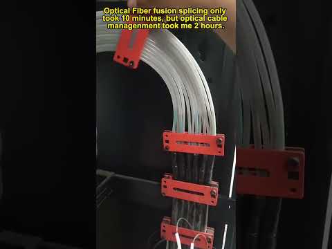 How to do the fiber optic cable management in data centers? #cable #fiberoptic #opticalfiber