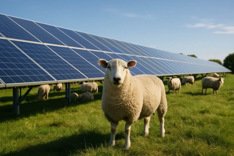 Ovelhas e Energia Solar: A Dupla Inusitada que Está Liderando a Revolução da Energia Limpa em Preston